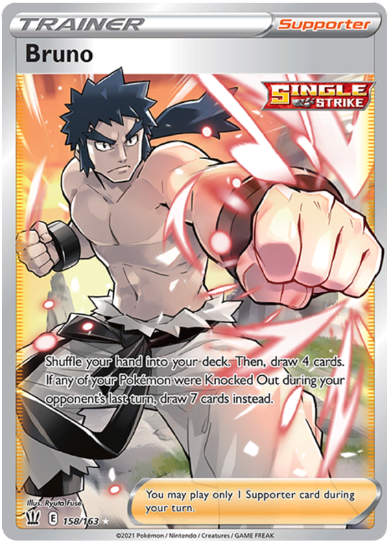 Bruno (158/163) [Sword & Shield: Battle Styles] | Good Games Adelaide SA