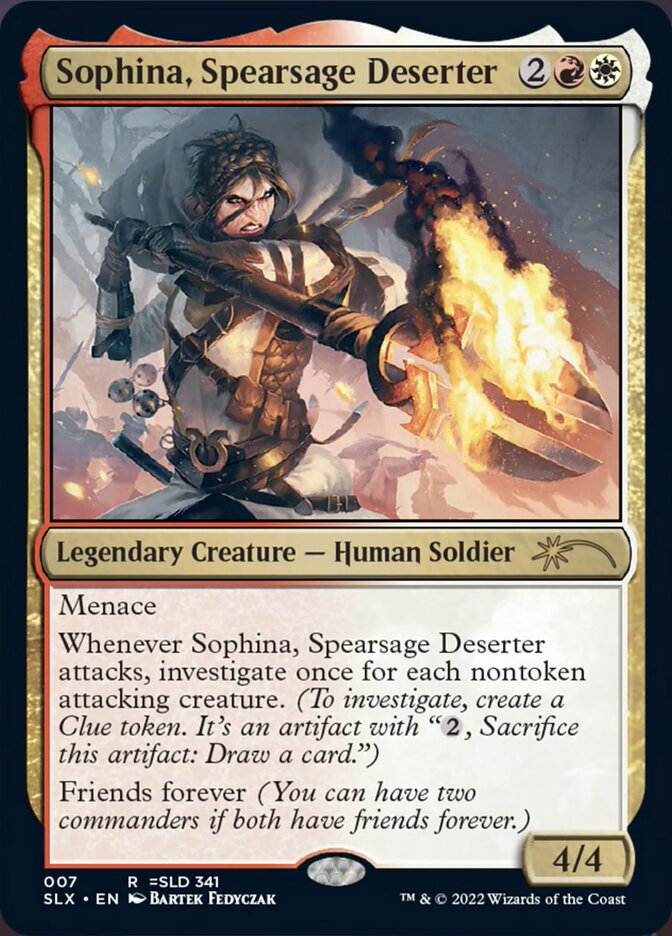 Sophina, Spearsage Deserter [Secret Lair: Universes Within] | Good Games Adelaide SA