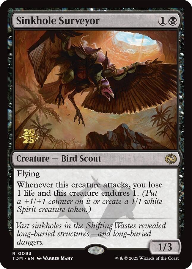 Sinkhole Surveyor 93 (Prerelease Cards)  - Foil | Good Games Adelaide SA