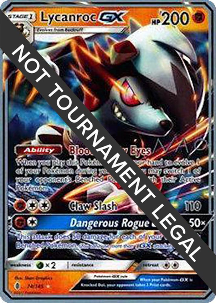 Lycanroc GX 2018 Naohito Inoue 74/145 (World Championship Decks)  | Good Games Adelaide SA
