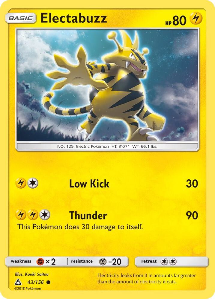 Electabuzz 43/156 (SM - Ultra Prism)  | Good Games Adelaide SA