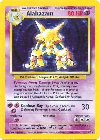 Alakazam 001/102 (Base Set)  - Holofoil | Good Games Adelaide SA