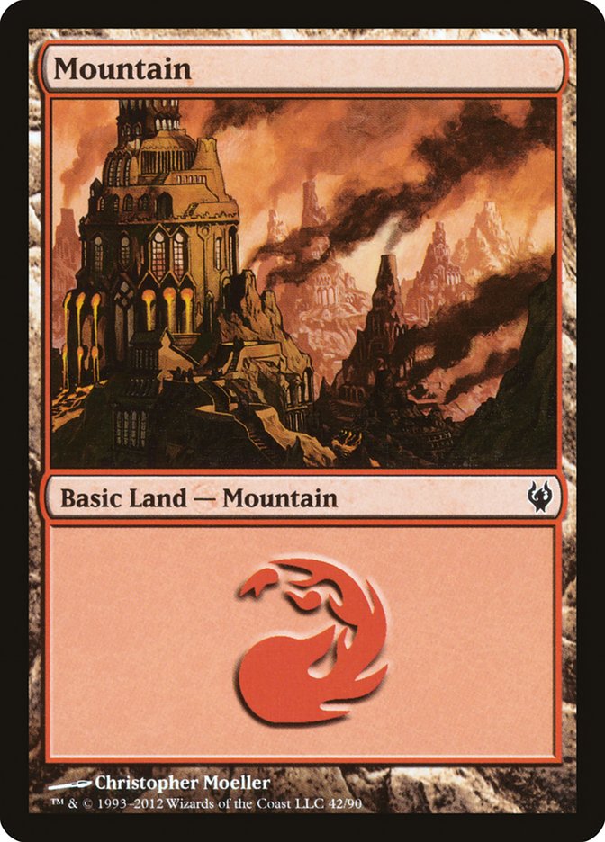 Mountain (42) [Duel Decks: Izzet vs. Golgari] | Good Games Adelaide SA