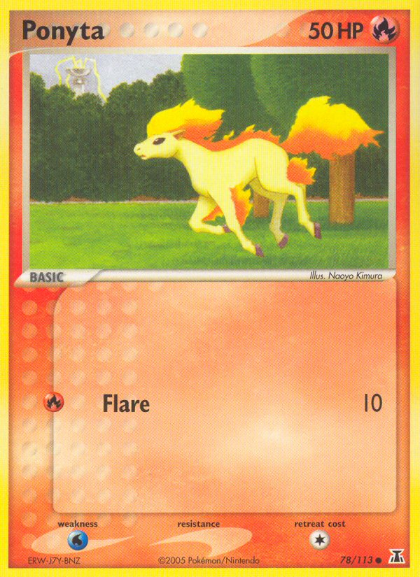 Ponyta (78/113) [EX: Delta Species] | Good Games Adelaide SA