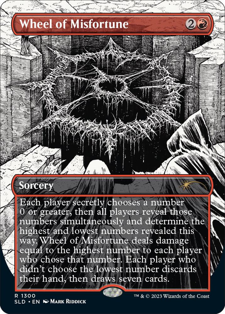 Wheel of Misfortune 1300 1300 (Secret Lair Drop Series)  - Foil | Good Games Adelaide SA