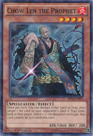Chow Len the Prophet [BP03-EN093] Shatterfoil Rare | Good Games Adelaide SA