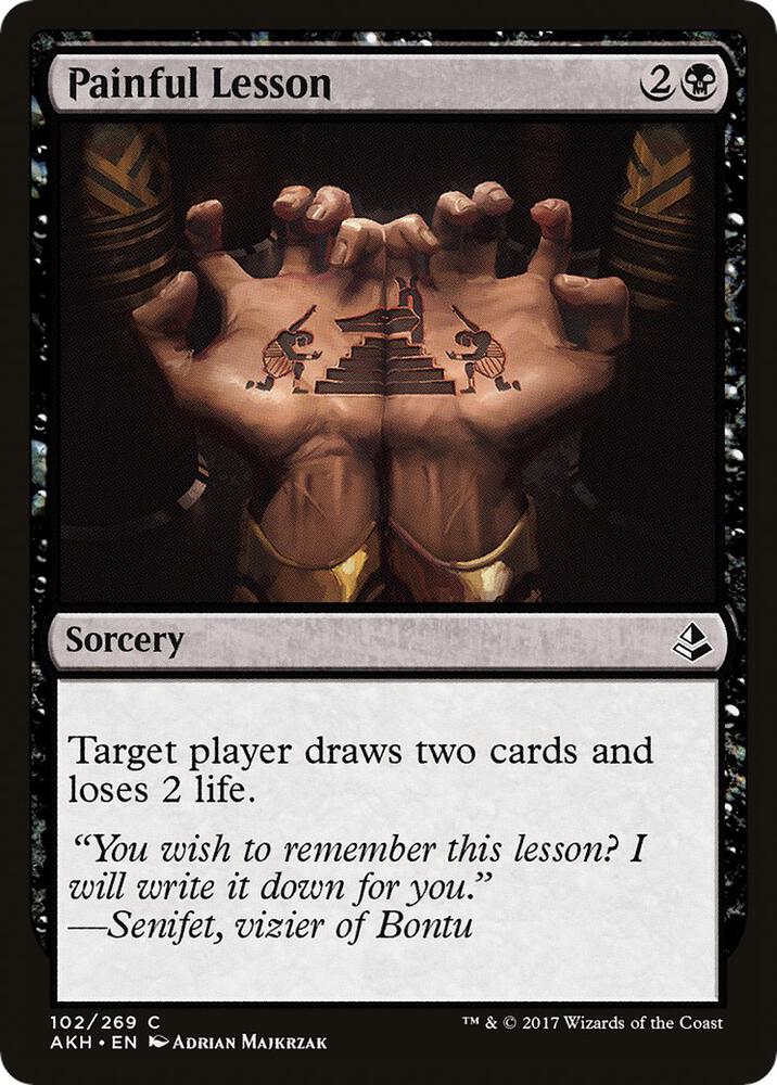 Painful Lesson 102 (Amonkhet)  - Foil | Good Games Adelaide SA