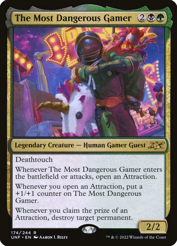 The Most Dangerous Gamer 174 (Unfinity)  - Foil | Good Games Adelaide SA