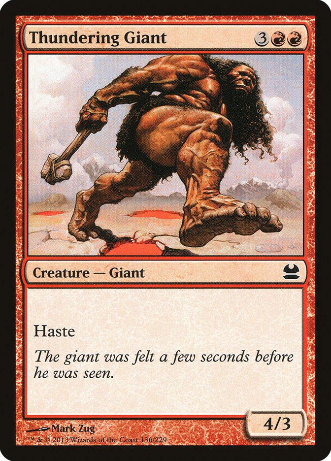 Thundering Giant [Modern Masters] | Good Games Adelaide SA