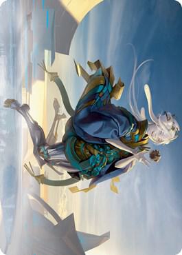 Moonfolk Puzzlemaker Art Card 6 (Art Series: Kamigawa: Neon Dynasty)  | Good Games Adelaide SA