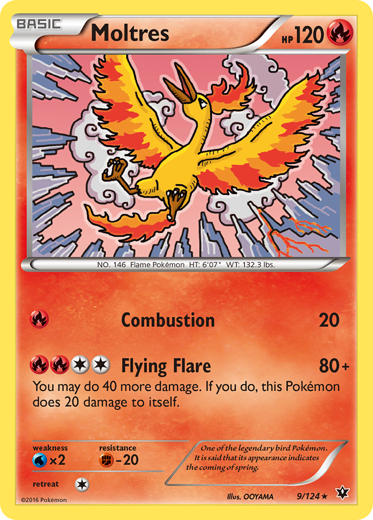 Moltres (9/124) [XY: Fates Collide] | Good Games Adelaide SA