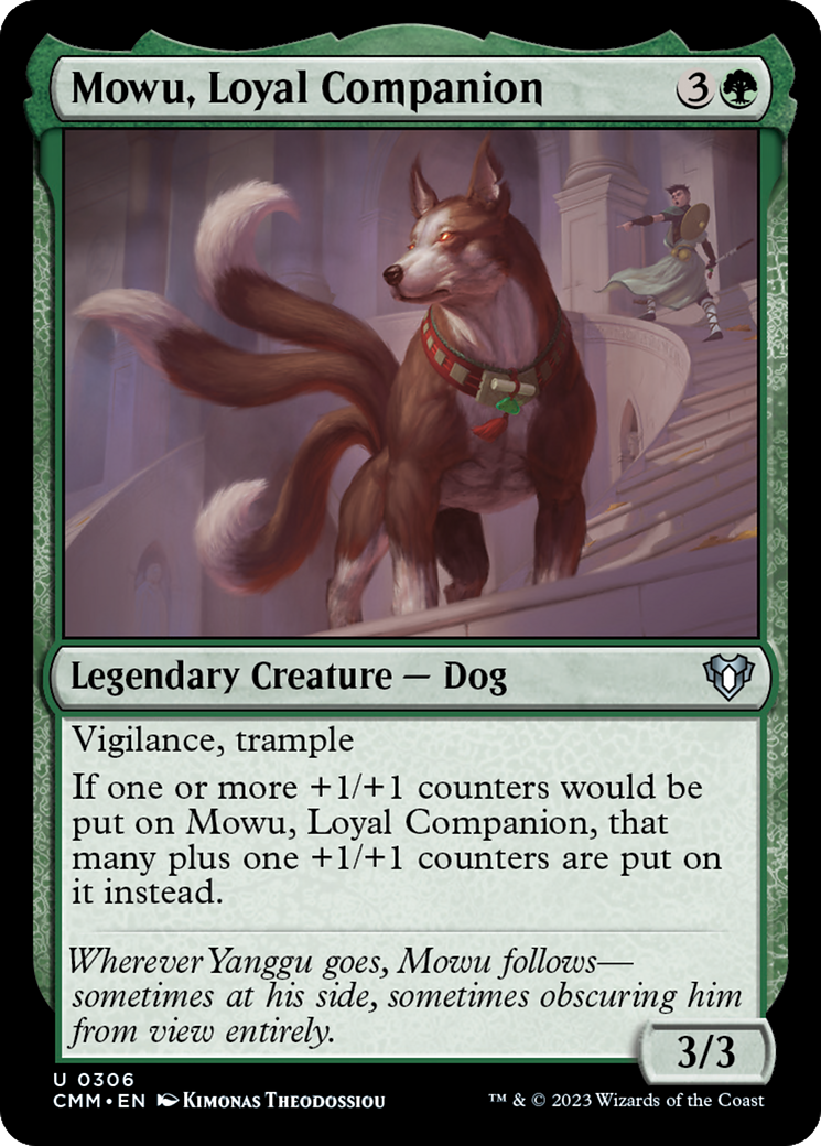 Mowu, Loyal Companion [Commander Masters] | Good Games Adelaide SA