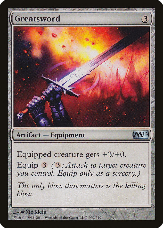 Greatsword 209 (Magic 2012 (M12))  | Good Games Adelaide SA