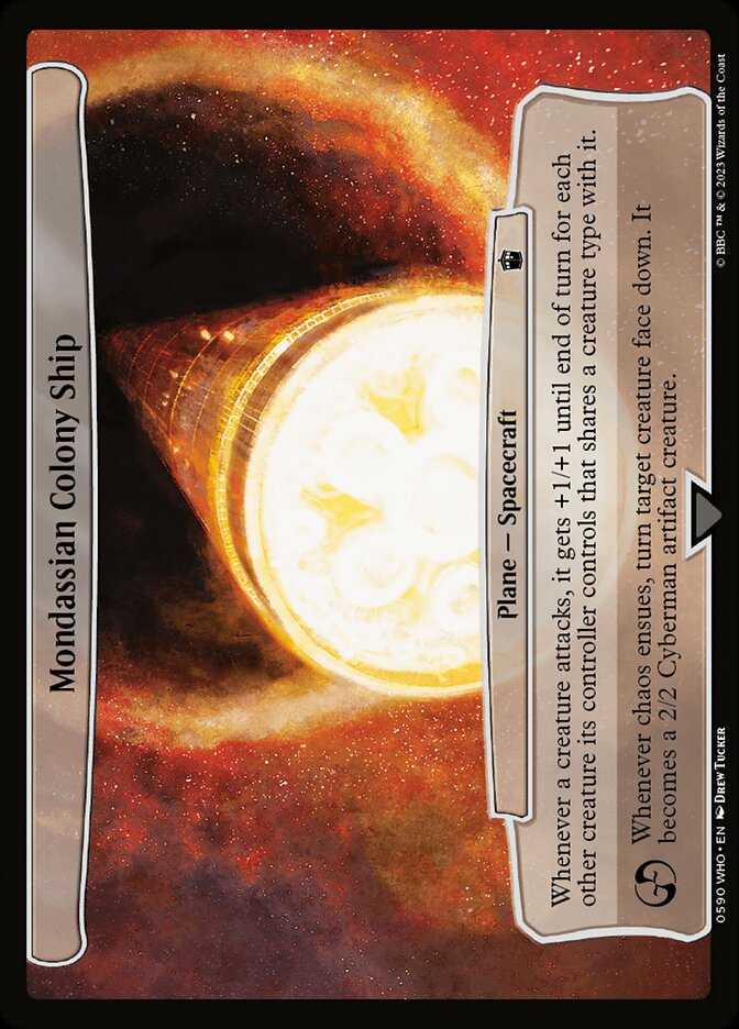 Mondassian Colony Ship 590 (Planechase: Universes Beyond: Doctor Who)  | Good Games Adelaide SA