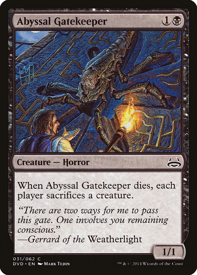 Abyssal Gatekeeper (Divine vs. Demonic) [Duel Decks Anthology] | Good Games Adelaide SA