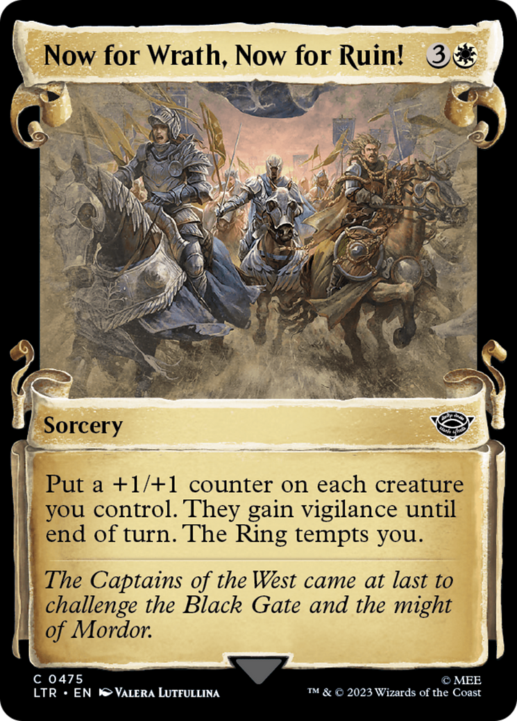 Now for Wrath, Now for Ruin! [The Lord of the Rings: Tales of Middle-Earth Showcase Scrolls] | Good Games Adelaide SA