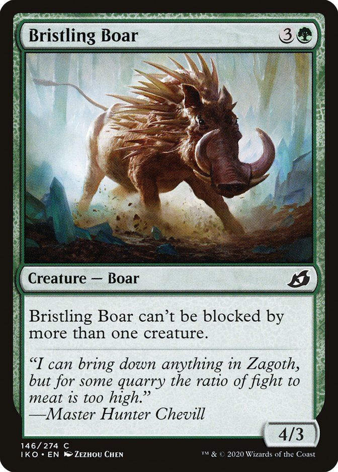 Bristling Boar [Ikoria: Lair of Behemoths] | Good Games Adelaide SA