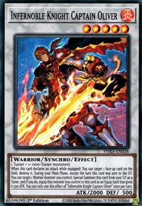 Infernoble Knight Captain Oliver [PHRA-EN038] Super Rare | Good Games Adelaide SA
