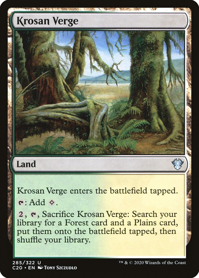 Krosan Verge [Commander 2020] | Good Games Adelaide SA