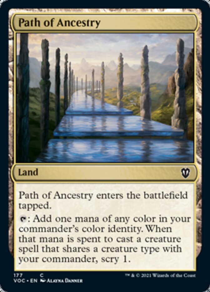 Path of Ancestry [Innistrad: Crimson Vow Commander] | Good Games Adelaide SA