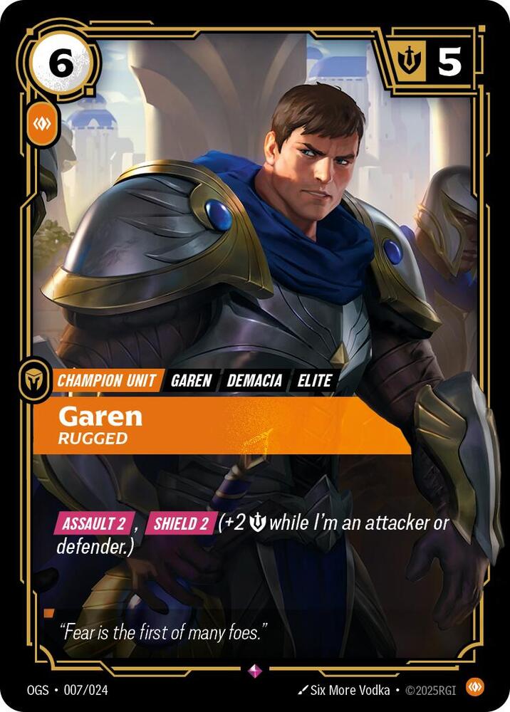 Garen Rugged 007/024 (Origins: Proving Grounds)  | Good Games Adelaide SA