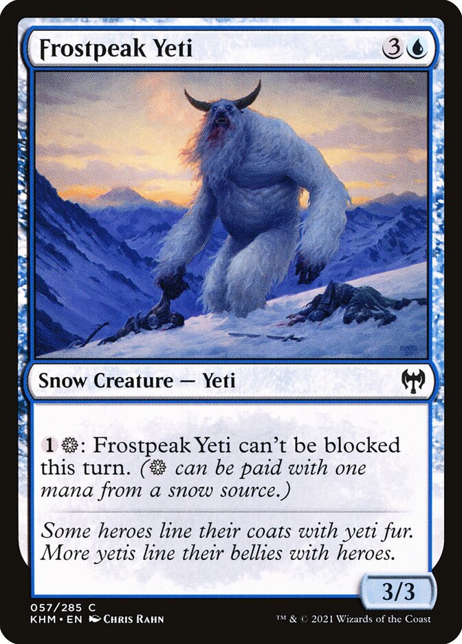 Frostpeak Yeti 57 (Kaldheim)  | Good Games Adelaide SA