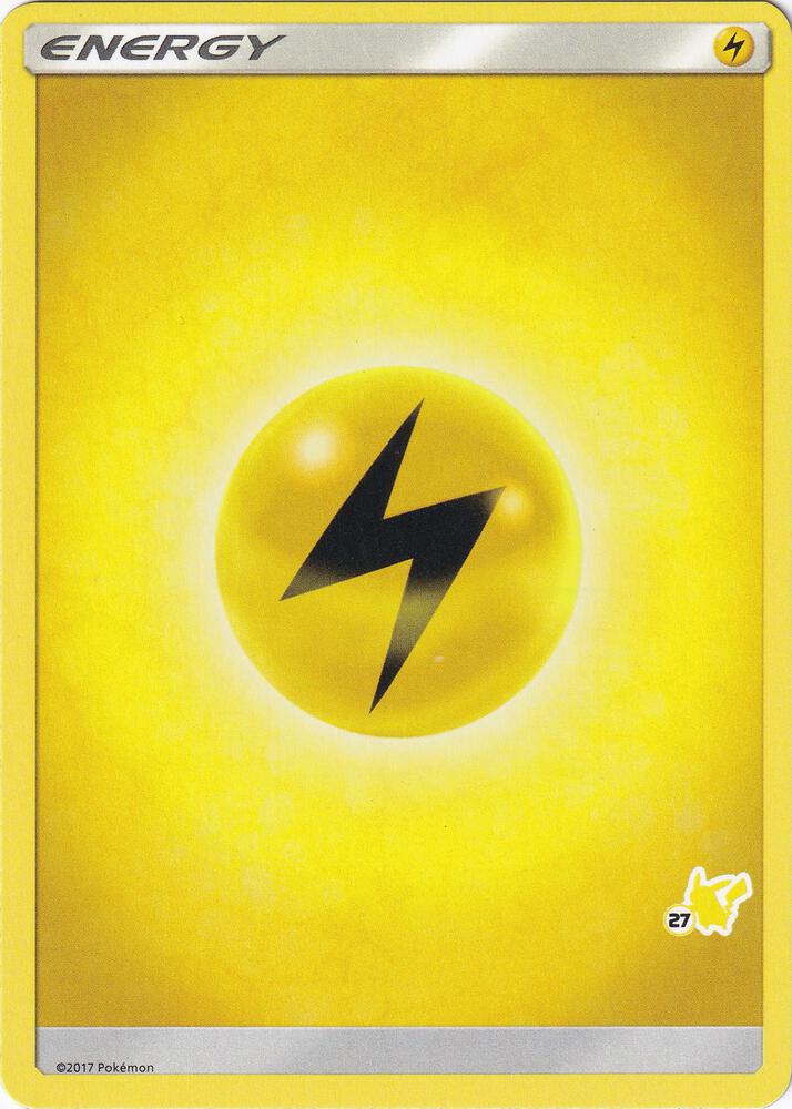 Lightning Energy 27 Pikachu Stamped  (Battle Academy)  | Good Games Adelaide SA