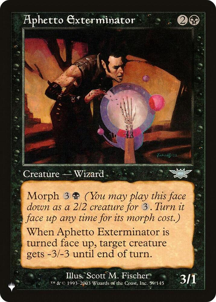 Aphetto Exterminator 59/145 (The List Reprints)  | Good Games Adelaide SA