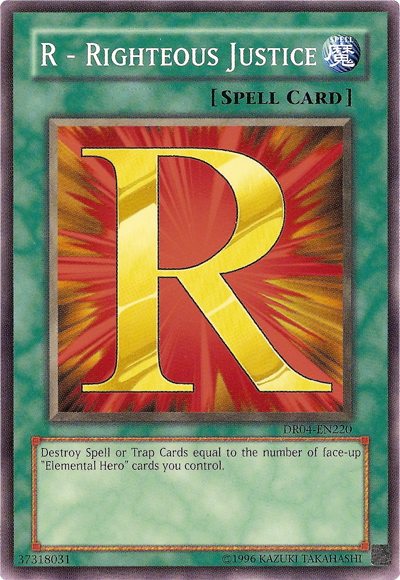 R - Righteous Justice [DR04-EN220] Common | Good Games Adelaide SA