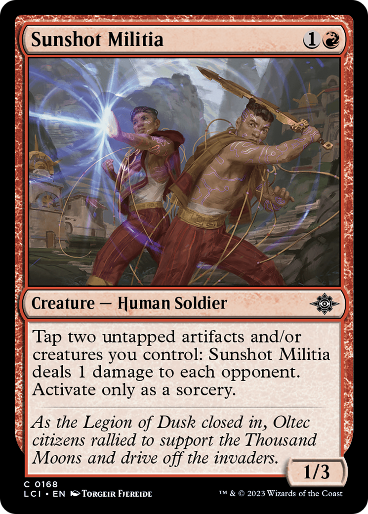 Sunshot Militia [The Lost Caverns of Ixalan] | Good Games Adelaide SA