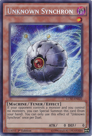 Unknown Synchron [LC5D-EN022] Secret Rare | Good Games Adelaide SA