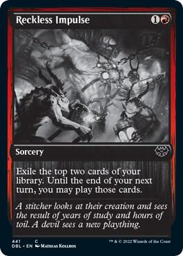Reckless Impulse 441 (Innistrad: Double Feature)  - Foil | Good Games Adelaide SA