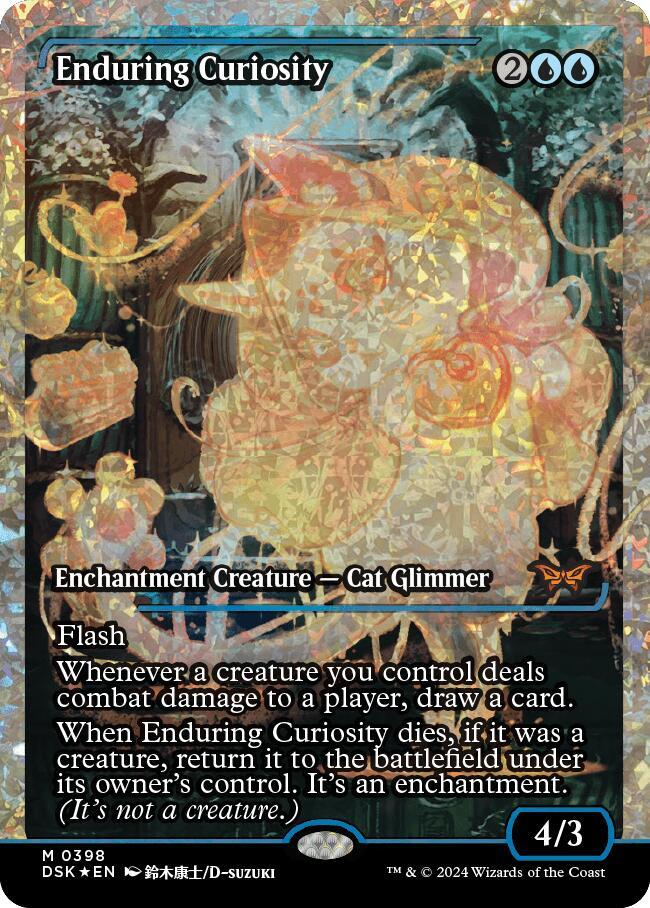 Enduring Curiosity 398 (Duskmourn: House of Horror)  - Foil | Good Games Adelaide SA