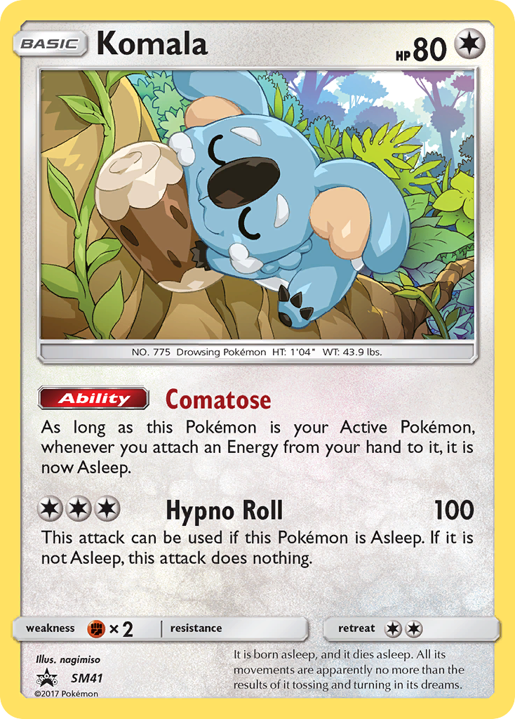 Komala (SM41) [Sun & Moon: Black Star Promos] | Good Games Adelaide SA