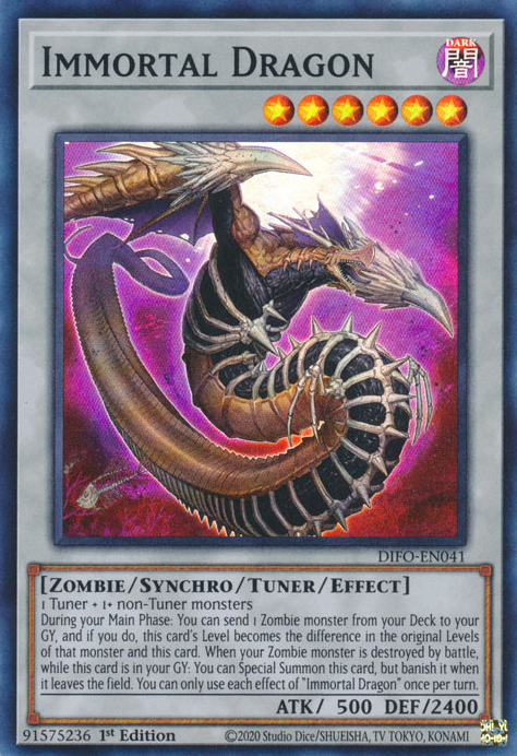 Immortal Dragon [DIFO-EN041] Super Rare | Good Games Adelaide SA