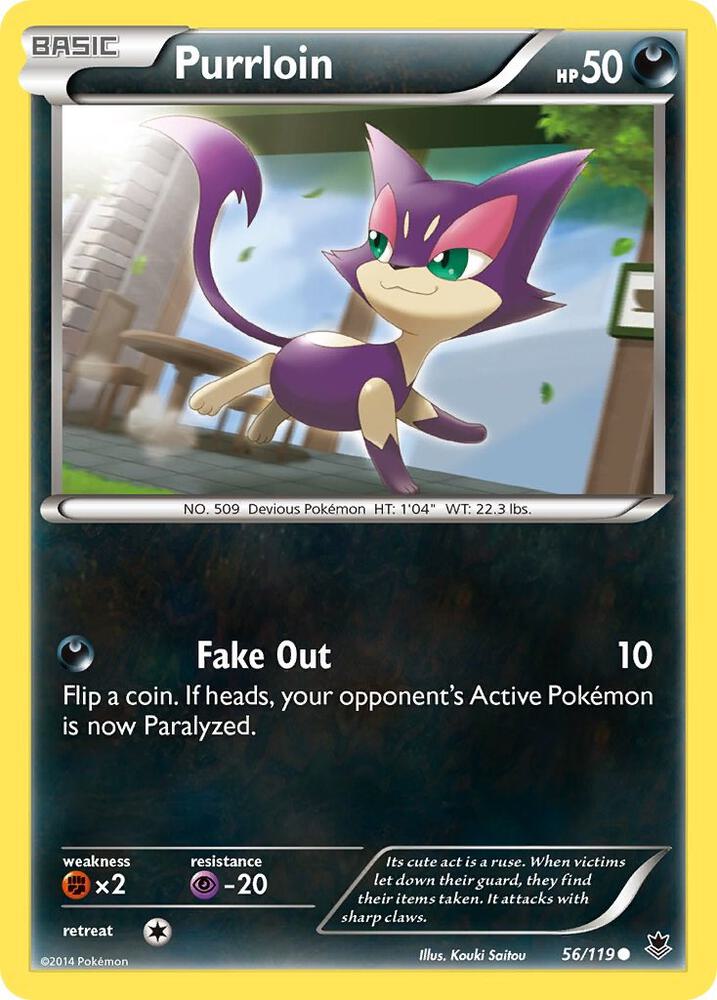 Purrloin 56/119 (XY - Phantom Forces)  | Good Games Adelaide SA