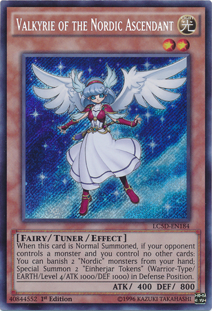 Valkyrie of the Nordic Ascendant [LC5D-EN184] Secret Rare | Good Games Adelaide SA