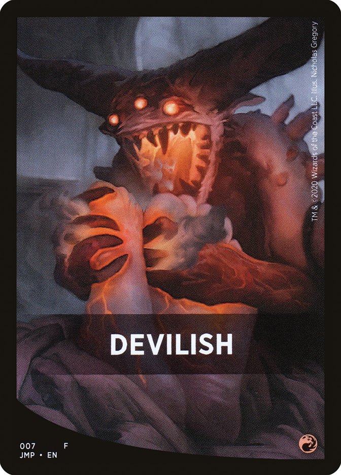 Devilish Theme Card [Jumpstart Front Cards] | Good Games Adelaide SA