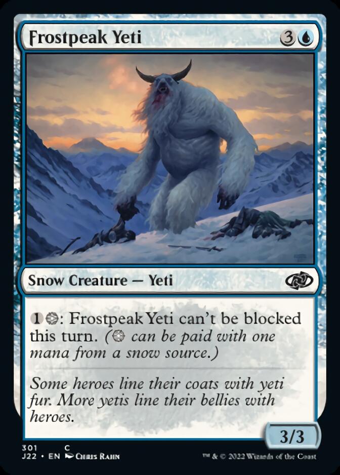 Frostpeak Yeti [Jumpstart 2022] | Good Games Adelaide SA