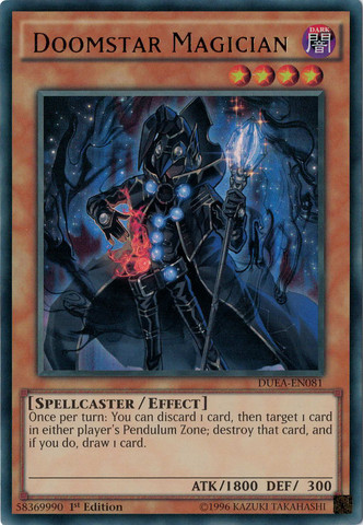 Doomstar Magician [DUEA-EN081] Ultra Rare | Good Games Adelaide SA