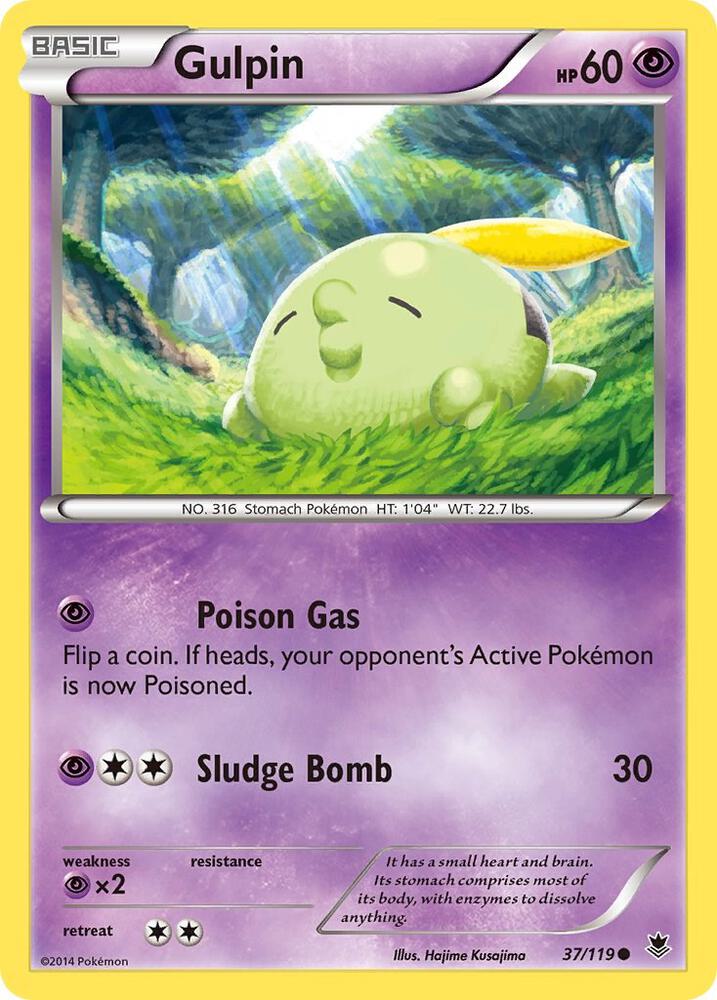 Gulpin 37/119 (XY - Phantom Forces)  | Good Games Adelaide SA