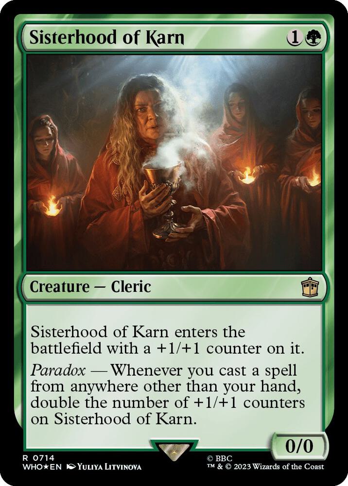 Sisterhood of Karn 714 (Universes Beyond: Doctor Who)  - Foil | Good Games Adelaide SA