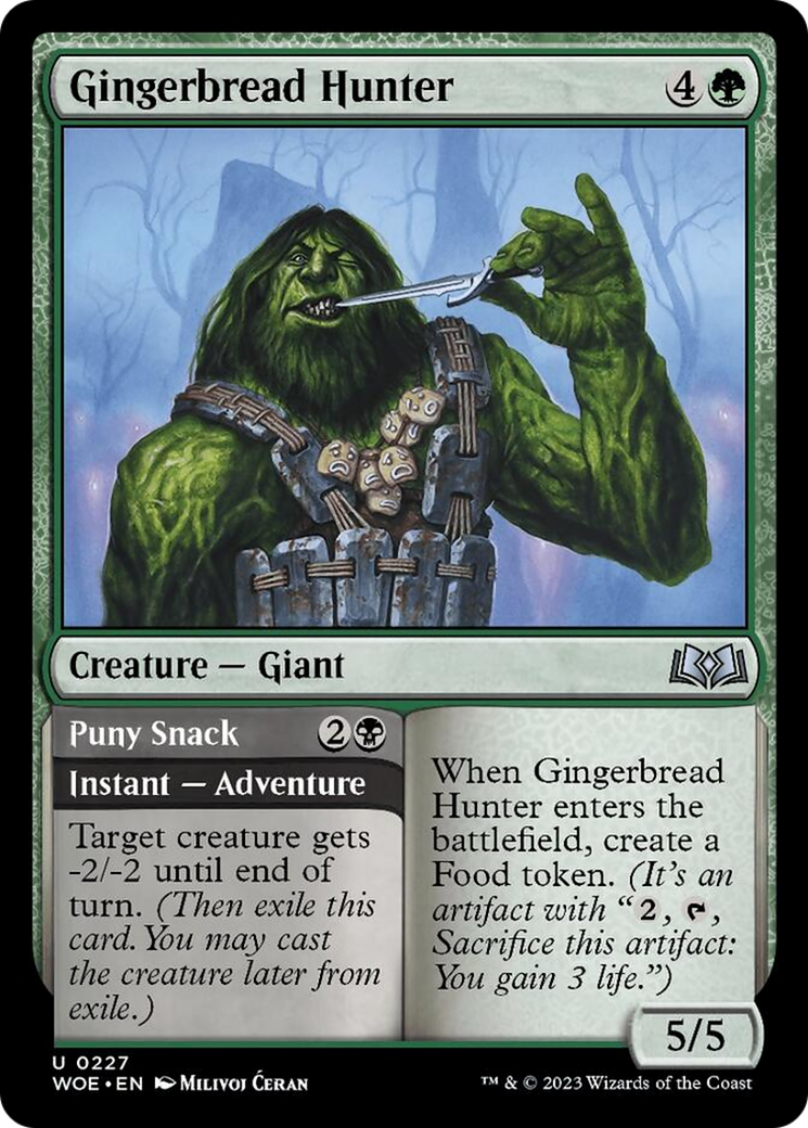 Gingerbread Hunter // Puny Snack [Wilds of Eldraine] | Good Games Adelaide SA