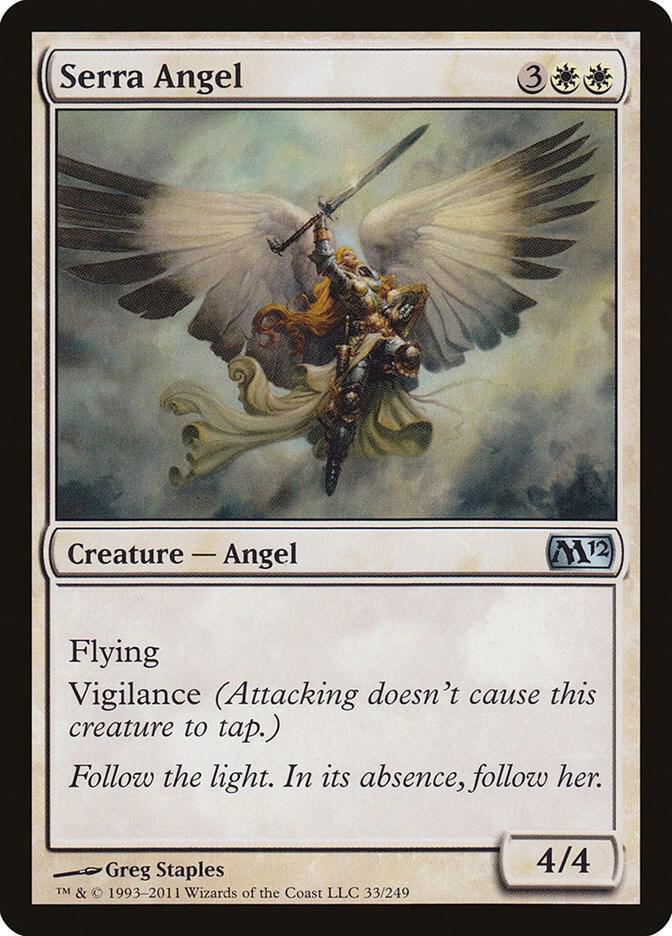Serra Angel 33 (Magic 2012 (M12))  - Foil | Good Games Adelaide SA