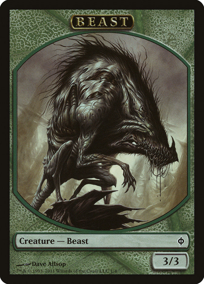 Beast Token [New Phyrexia Tokens] | Good Games Adelaide SA