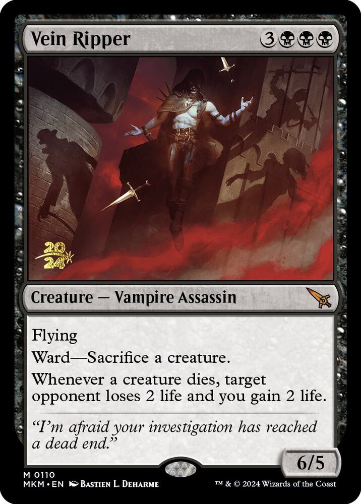 Vein Ripper 110 (Prerelease Cards)  - Foil | Good Games Adelaide SA