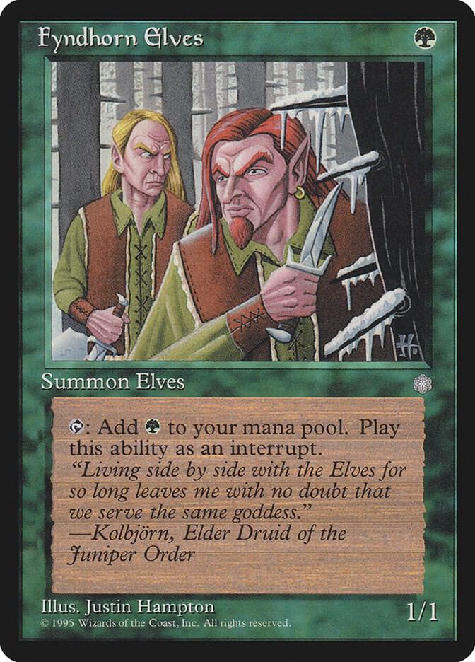Fyndhorn Elves 132 (Ice Age)  | Good Games Adelaide SA