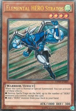 Elemental HERO Stratos [OP09-EN001] Ultimate Rare | Good Games Adelaide SA