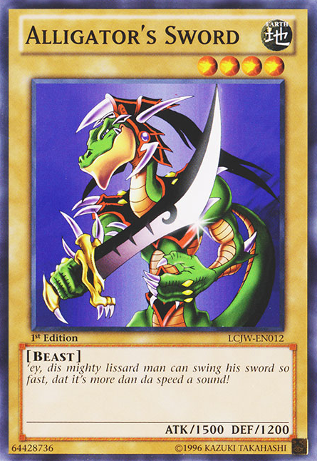 Alligator's Sword [LCJW-EN012] Common | Good Games Adelaide SA