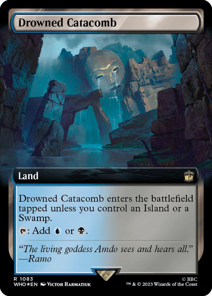 Drowned Catacomb 1083 (Universes Beyond: Doctor Who)  - Foil | Good Games Adelaide SA